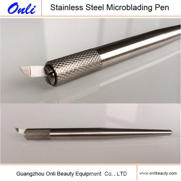 Real Stainless Steel Microblading Manual Tattoo Pen